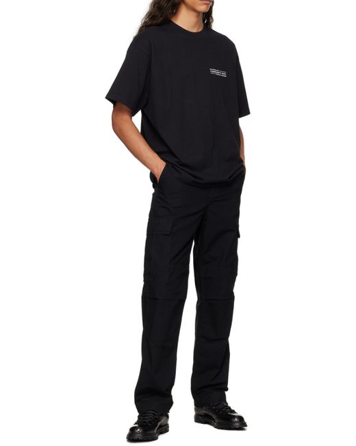 Carhartt Black Wip Regular Cargo Pants for men