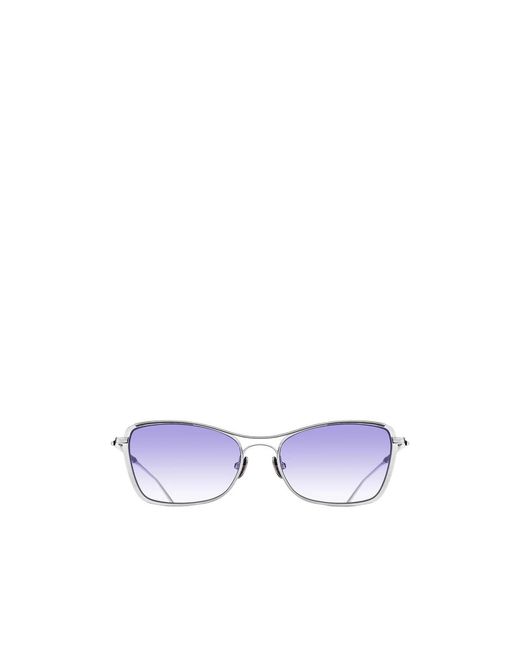 Matsuda White Full-Frame Sunglasses