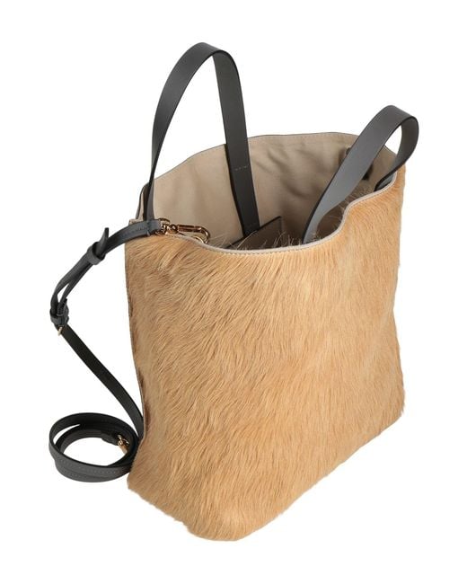 Marni Natural Two-Tone Medium-Sized Handbag