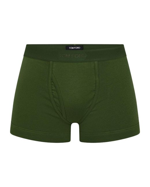 Tom Ford Green Tom F U Cotton Boxer Sn62 for men