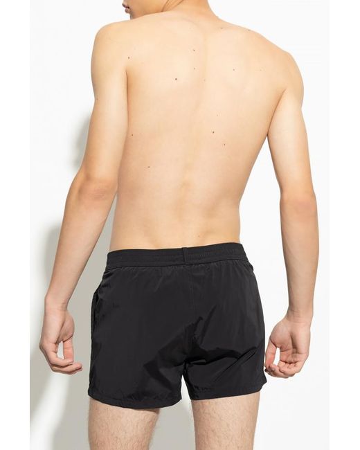 DSquared² Gray Micro-Standard Swimming Trunks for men
