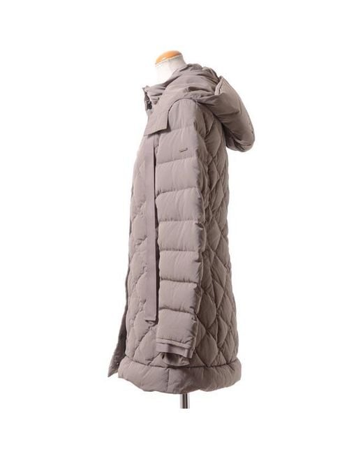 Armani Jeans Brown Hooded Down Jacket