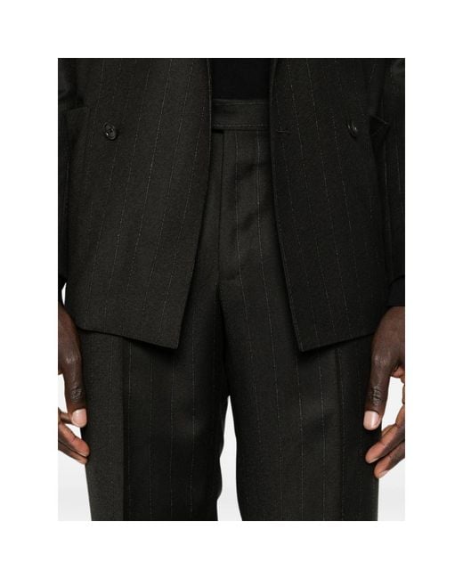 Tagliatore Black Long-Sleeve Suit Set for men