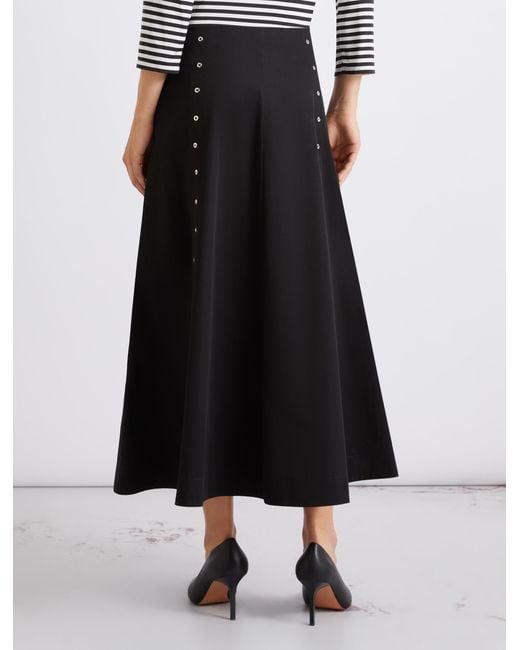 Marella Black Flared Skirt