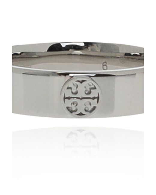 Tory Burch White Miller Stud Ring