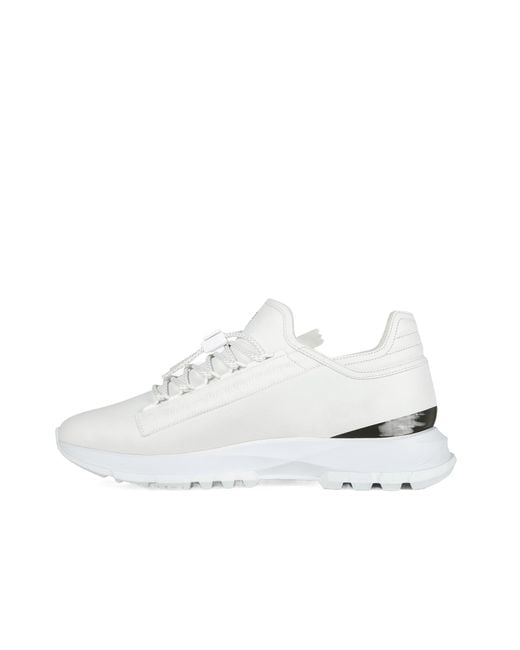 Givenchy White Spectre Runner Lace-Up Sneakers for men