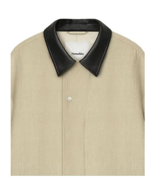 Nanushka Natural Melesio Jacket