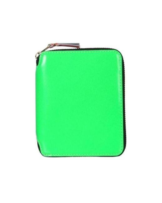 Comme des Garçons Green Comme Des Garçons Wallet Zipped Wallet for men