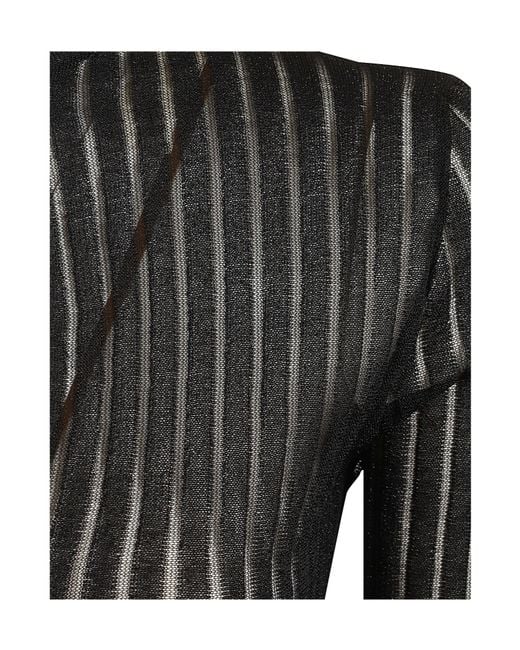 Dondup Black Crew-Neck Knit Top