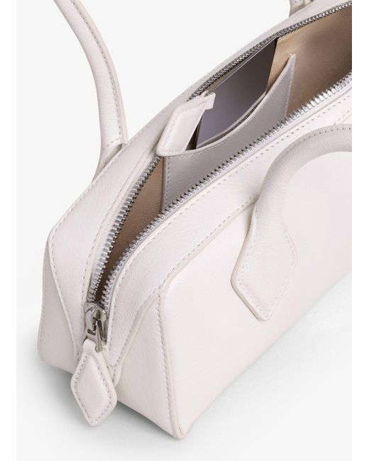 Alaïa White Alaïa Le Teckel Small Shoulder Bag