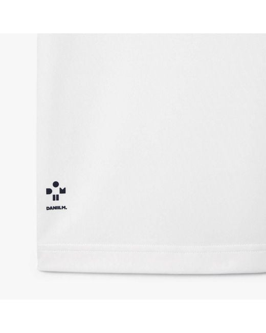Lacoste White Minimalist And Versatile Top for men