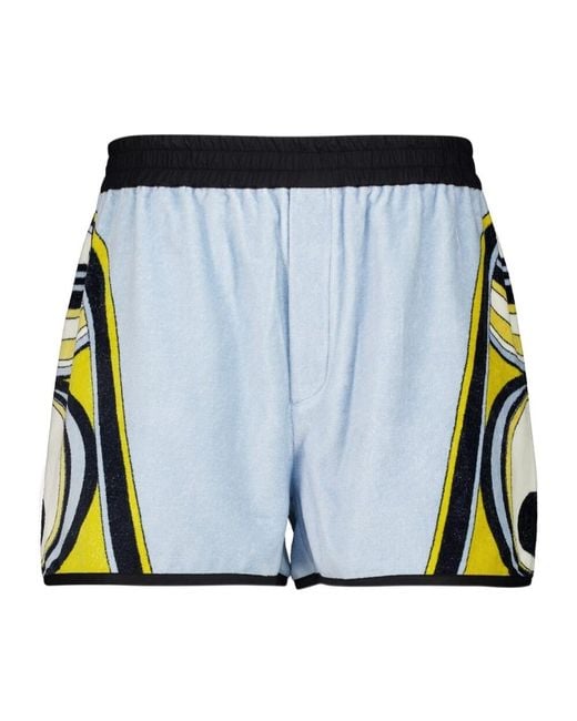 LaDoubleJ Blue Pull-Up Placée Shorts