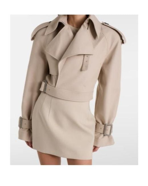 Wardrobe NYC Natural Cotton Trench Coat