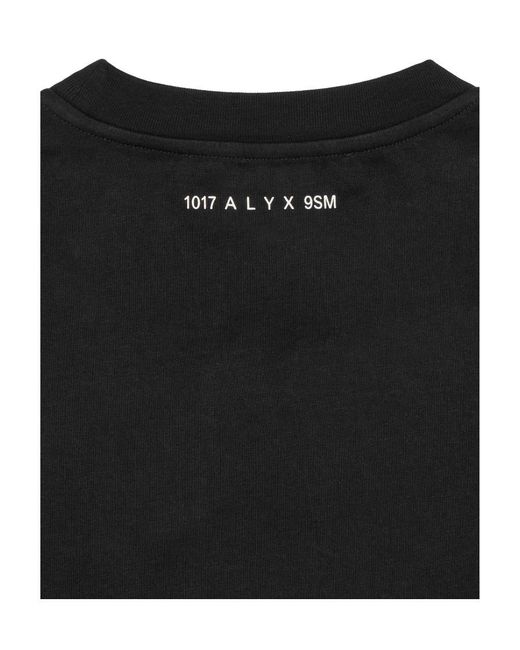 1017 ALYX 9SM Black 1017 9Sm Logo Printed Crewneck T-Shirt for men