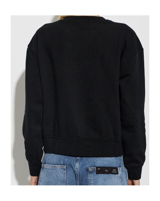AllSaints Black Crew Neck Long-Sleeved Sweatshirt