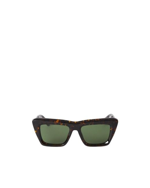 Off-White c/o Virgil Abloh Green Full Frame Sunglasses for men
