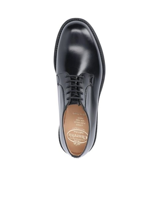 Church's Black Laced Derby Shoes for men