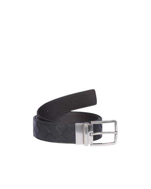 Bottega Veneta White Intrecciato Belt for men