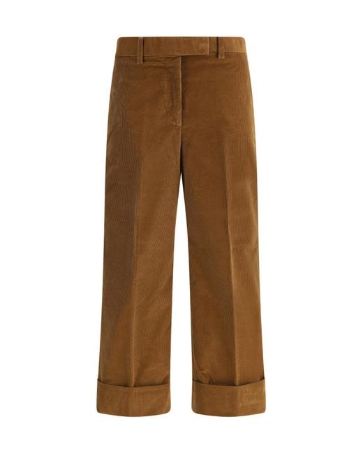 Thom Browne Brown Corduroy Pants