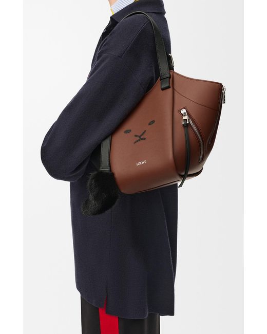 Loewe Brown Hammock Flip Shoulder Bag