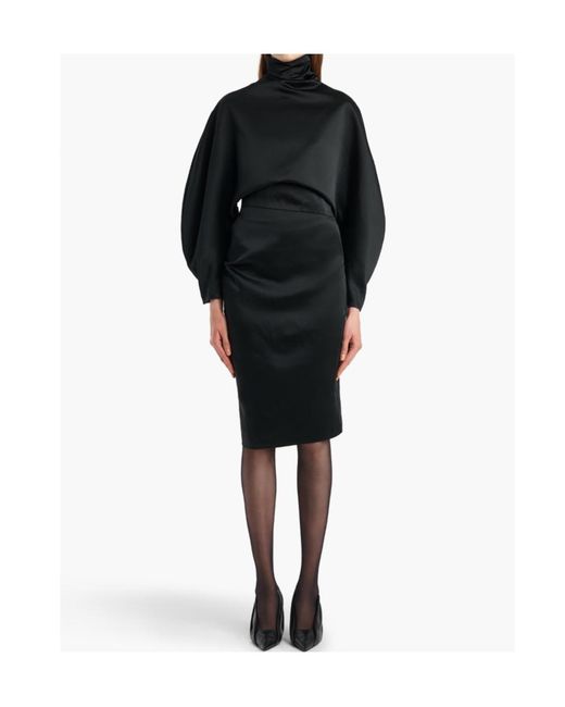 Khaite Black Harlin Dress
