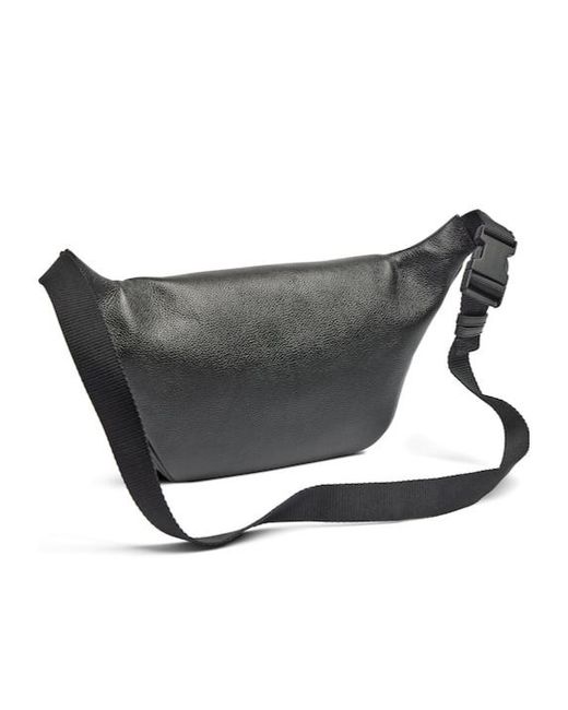 Balenciaga Black Explorer Logo Detailed Beltpack for men