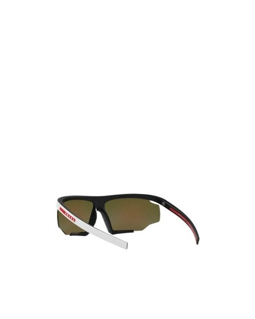Prada Linea Rossa Blue Prada Eyewear Aviator Sunglasses for men