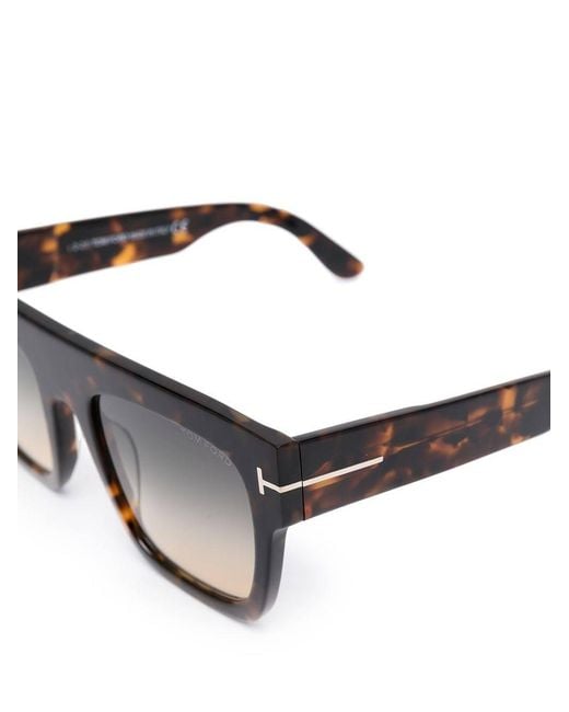 Tom Ford Black Eyewear Renee Square-Frame Sunglasses