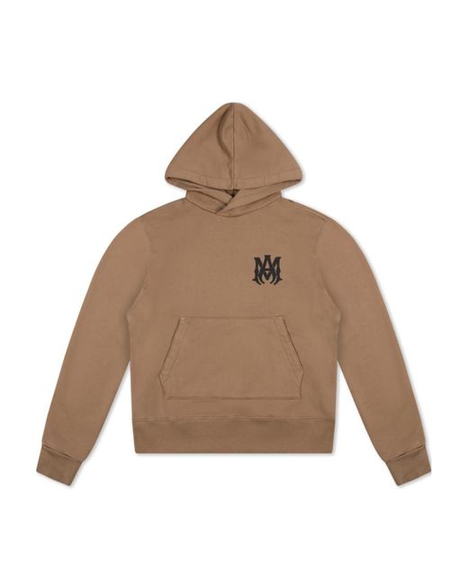 Amiri Natural Logo-Print Cotton Hoodie for men