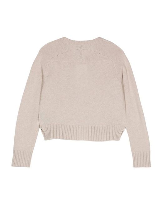 Soeur Natural Crew-Neck Cardigan