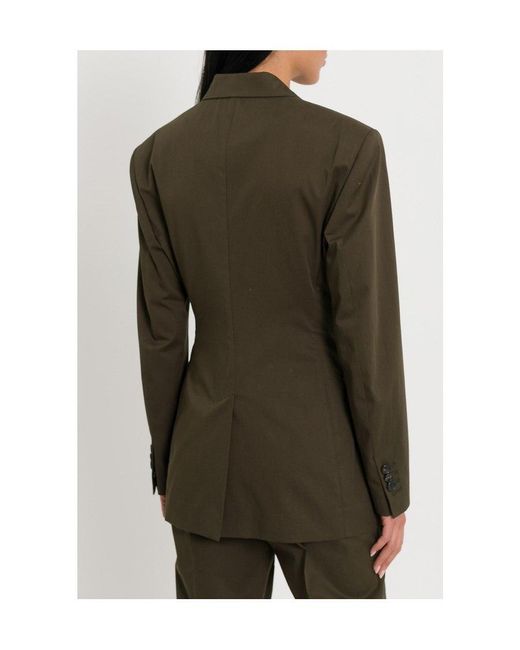 DSquared² Green Double-Breasted Blazer