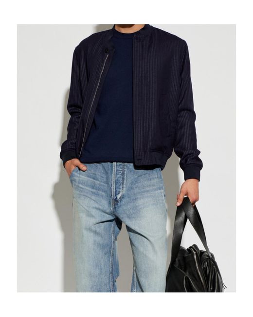 Givenchy Blue Logo Patch Knitted Jumper for men