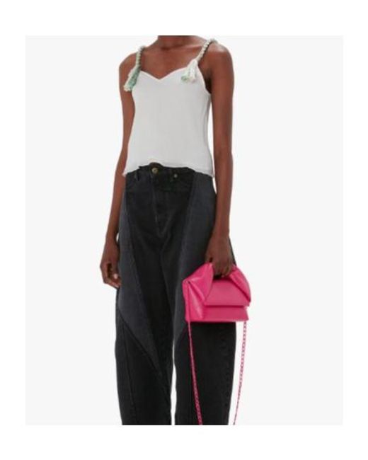 J.W. Anderson Blue Jw Anderson V-Necktassel Strap Tank Top