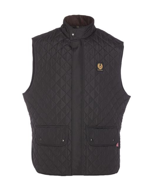 Belstaff Gray Icon Quilted Gilet for men