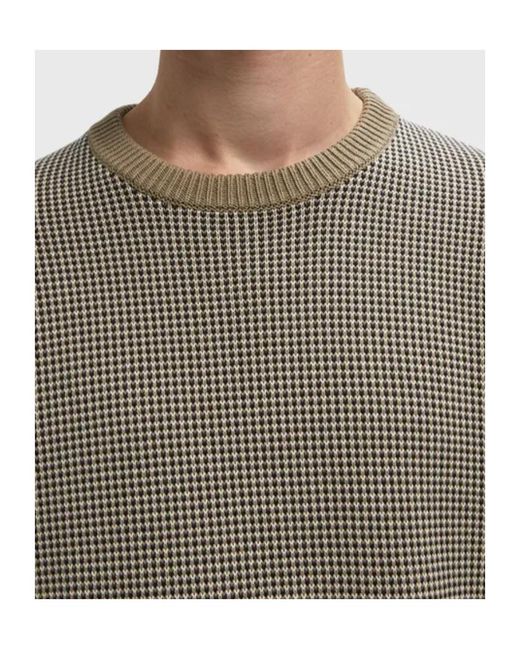 Barbour Gray Wells Crew-Neck Sweater for men