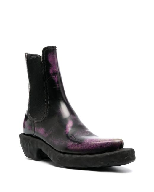 CAMPERLAB Black Venga Pointed-Toe Ankle Boots for men