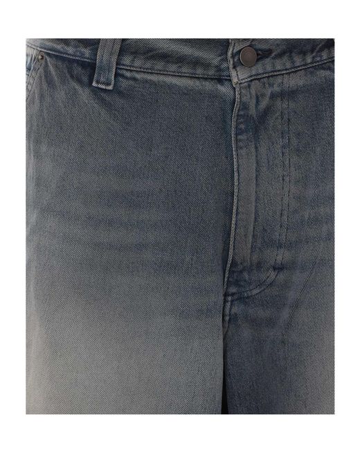 Haikure Gray Sibilla Loose Jeans for men
