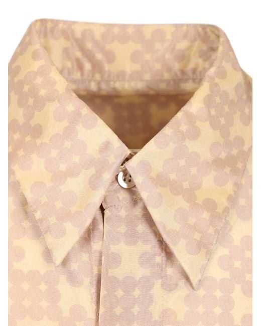 Dries Van Noten Natural Carvies Patterned Shirt for men