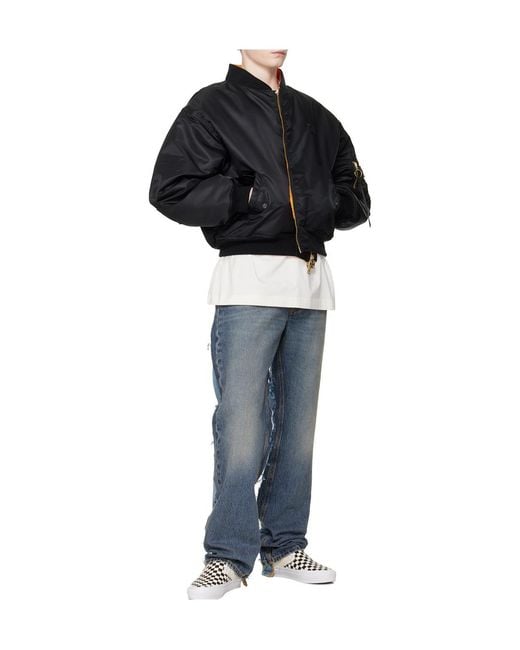 Vetements Blue Cut-Up Back Jeans for men