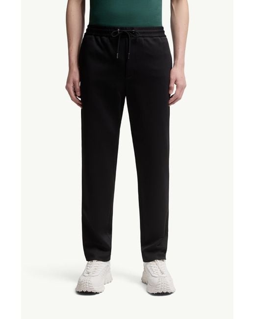 Moncler Blue Logo Jogging Trousers for men