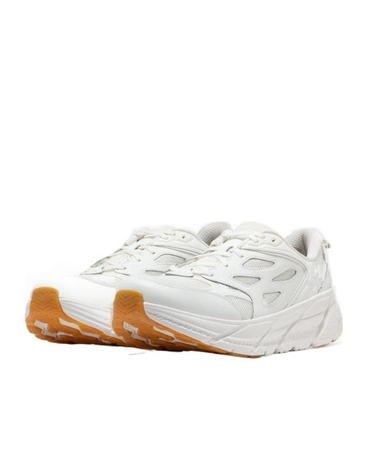 Hoka One One White Clifton L Sneakers for men