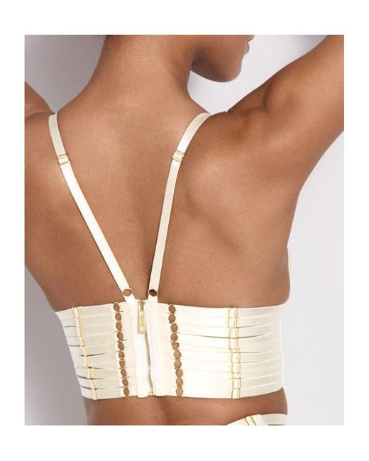 Bordelle White Multi-Strap Bra
