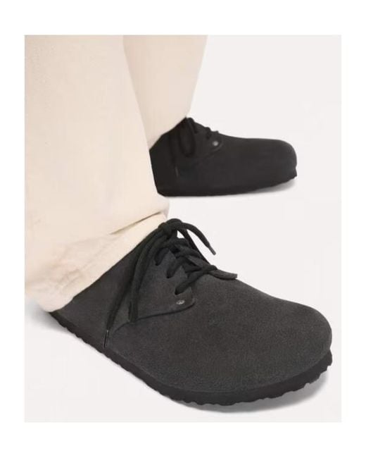 Birkenstock Black Maine Lace-Up Shoes for men