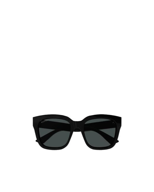 Gucci Black Eyewear Square Frame Sunglasses