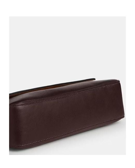 COACH Brown Etta Small Flap Handbag
