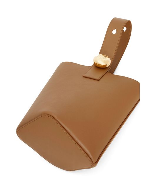 Loewe White Pebble Mini Bucket Bag