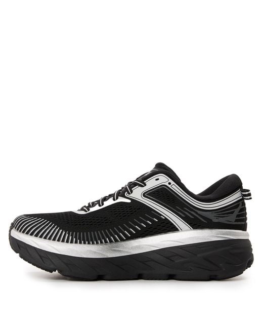 Hoka One One Black Color Blocked Sneakers for men