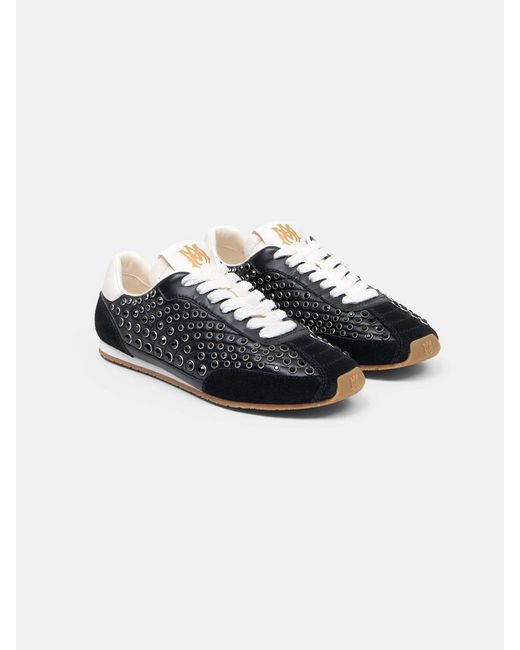 Amiri Blue Low Top Lace Up Sneakers