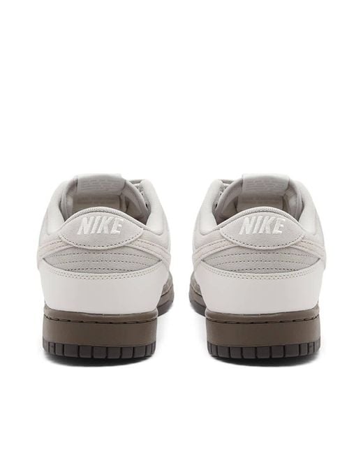 Nike White Dunk Low 'Ironstone' Sneakers for men