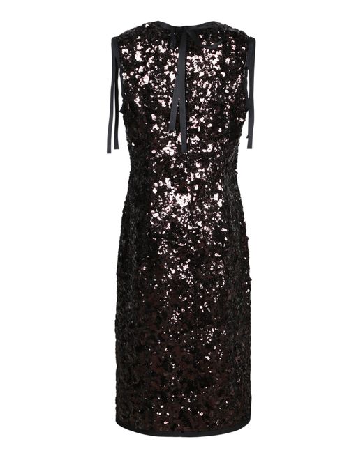 Prada Black Sequin Dress
